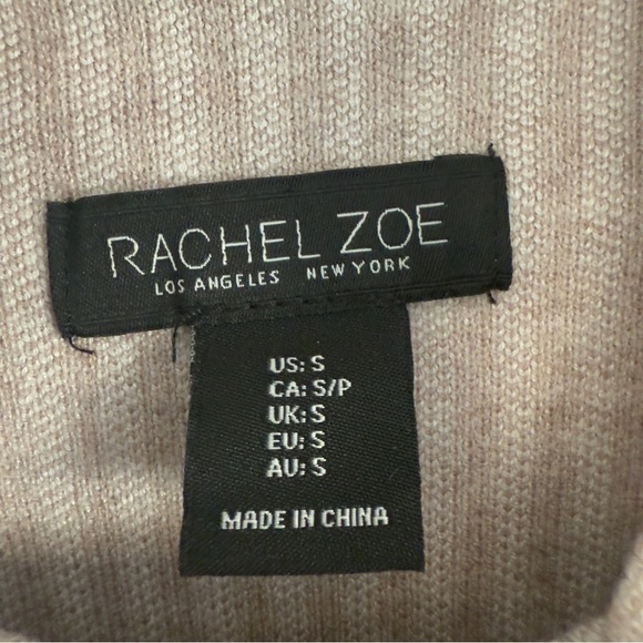 Rachel Zoe Striped Mock Neck Sweater Size: Small - Picture 3 of 3
